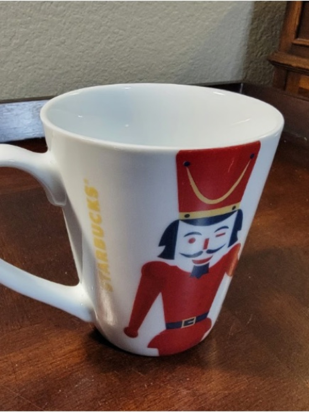 Starbucks Red Nutcracker Ceramic Mug
